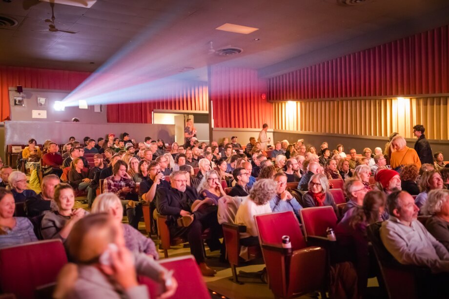 An audience waits for a film during CIFF.