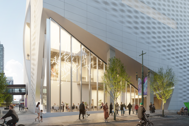 Rendering of the Glenbow Museum Entrance