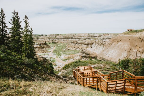 Landscape shot of Horseshoe Canyon