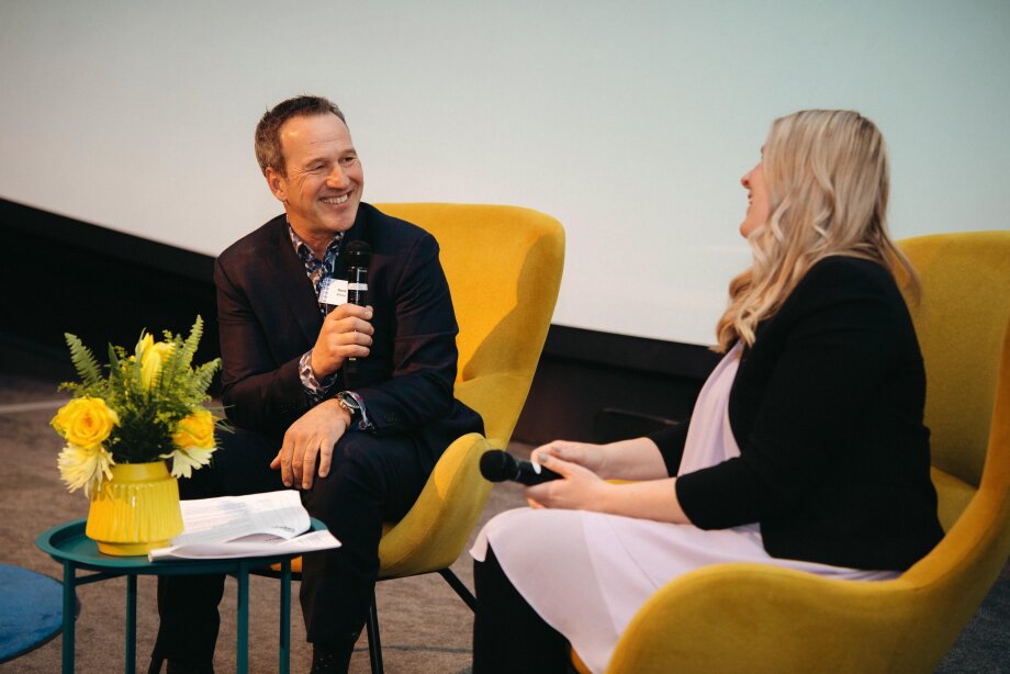 Alisha Reynolds and Mark Wilson fireside chat