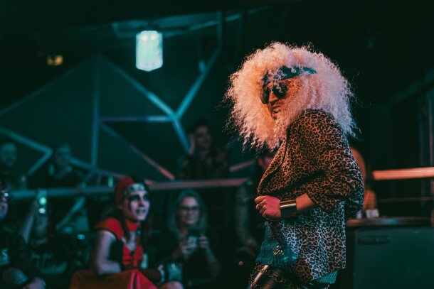 King Neptune performing at the Twisted Element
