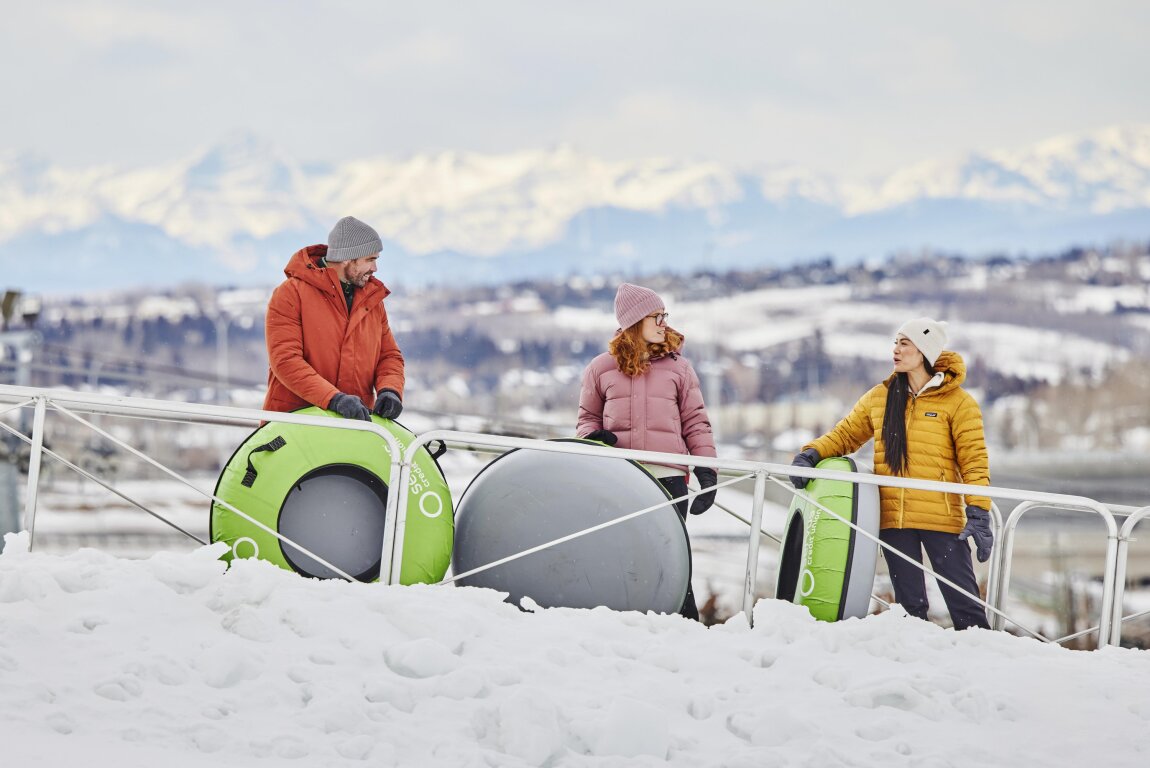 Tubing at Winsport