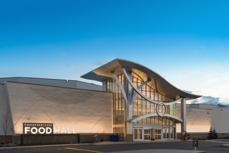 Exterior of the Food Hall at CrossIron Mills