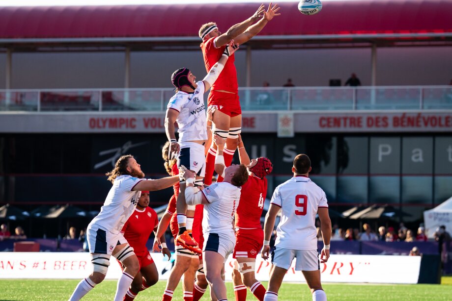 canada vs usa rugby at McMahon Stadium