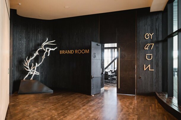 Entrance to the brand room at the BMO Centre